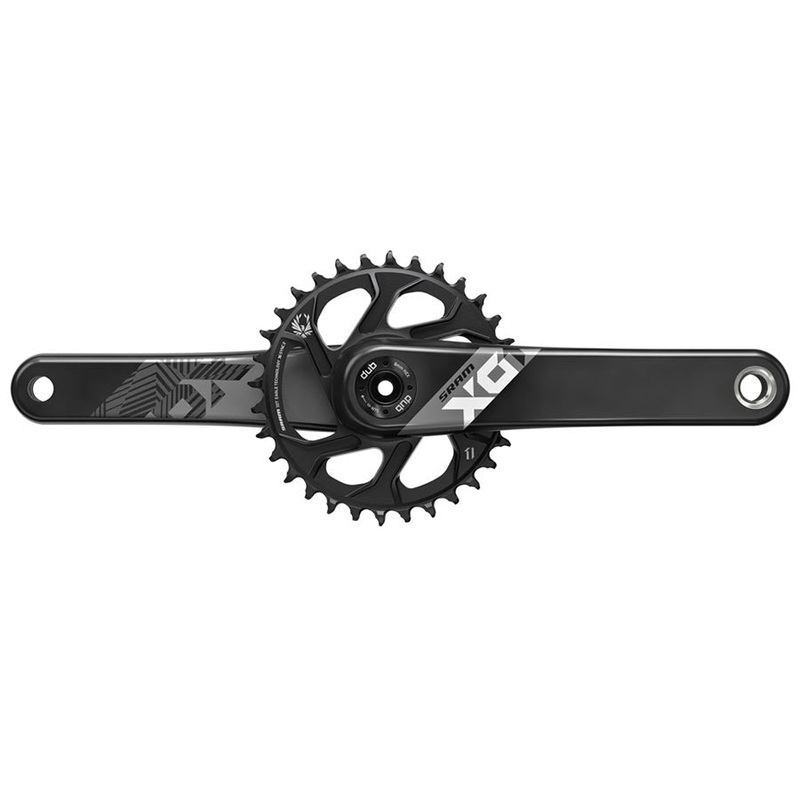 SRAM X01 Eagle DUB C3 Crankset Speed: 11/12 Spindle: 28.99mm BCD: Direct Mount 30 DUB 175mm Black Fat Bike 5