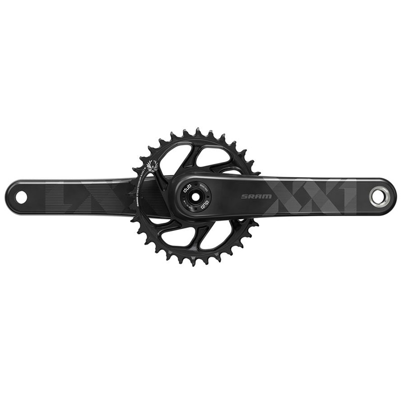 SRAM XX1 Eagle DUB Crankset Speed: 11/12 Spindle: 28.99mm BCD: Direct Mount SRAM 3 Bolt 30 DUB 170mm Black Fat Bike 4