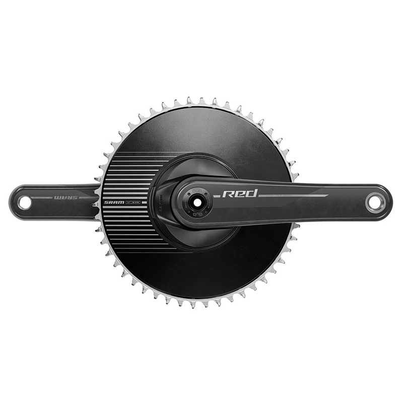 SRAM RED 1 Crankset – 160mm 12-Speed 50t Aero Chainring 8-Bolt Direct Mount DUB Spindle Interface Natural Carbon E1