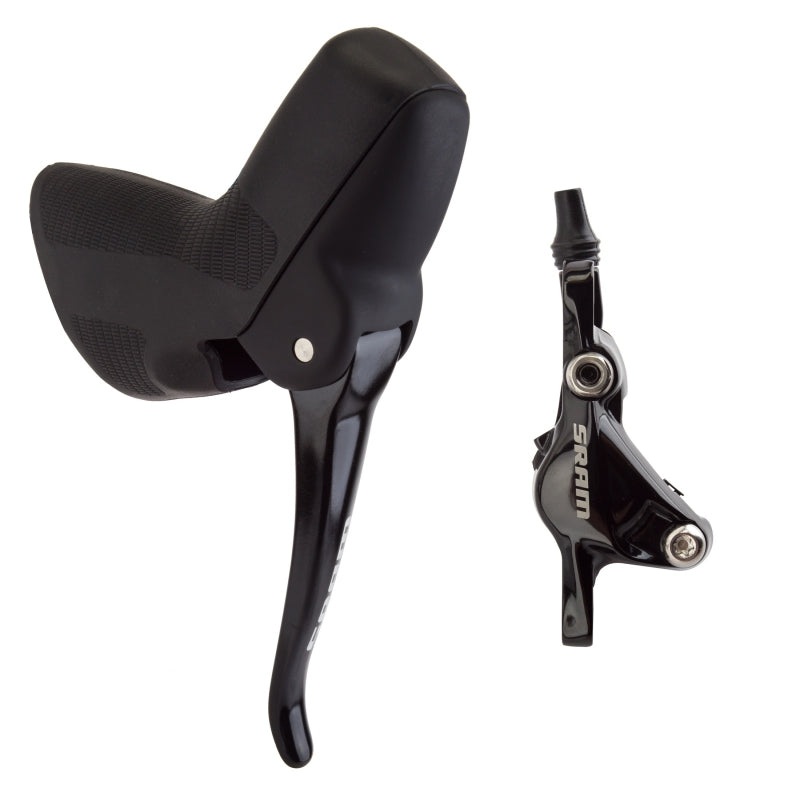 SRAM Apex 1 Disc Brake and Lever – Front Hydraulic Post Mount Black A1