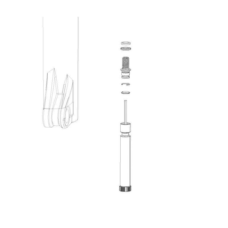 Rebound Adjuster Knob/Bolt Kit 2008-2016 SID / 2012-2016 Reba