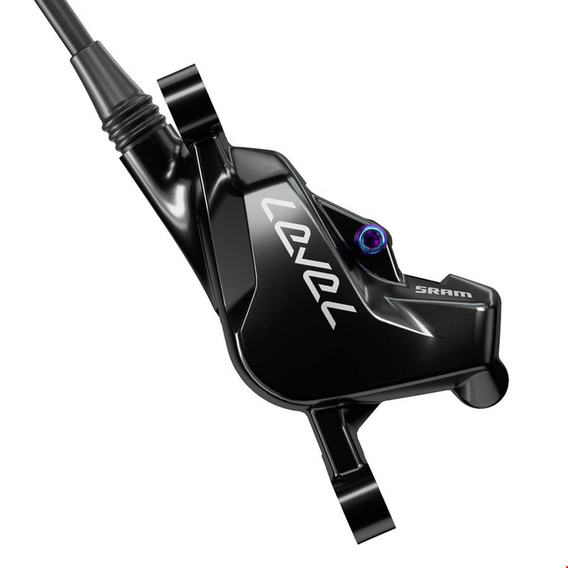 SRAM Level Ultimate Disc Brake Lever – Rear Hydraulic Post Mount BLK Rainbow Hardware B1