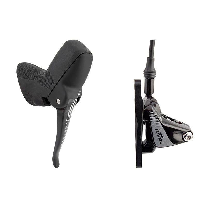 SRAM Rival 1 Disc Brake Lever – Left/Front Hydraulic Flat Mount No Offset  BLK A1