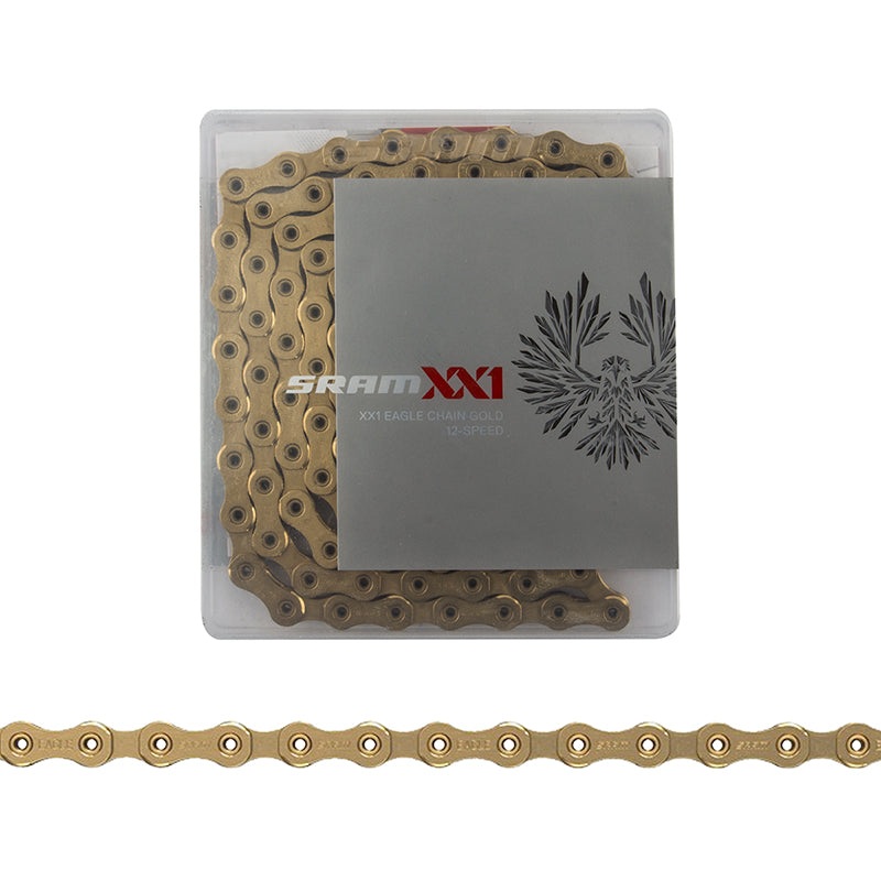 SRAM XX1 Eagle Chain – 12-Speed 126 Links Gold