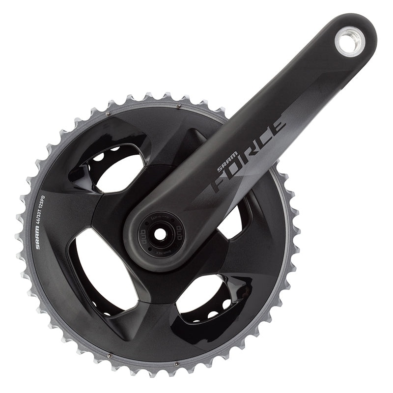 Sram Force AXS DUB 175×46/33 DUB crankset Black