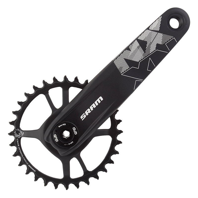 SRAM NX Eagle Crankset – 175mm 12-Speed 32t Direct Mount DUB Spindle Interface BLK