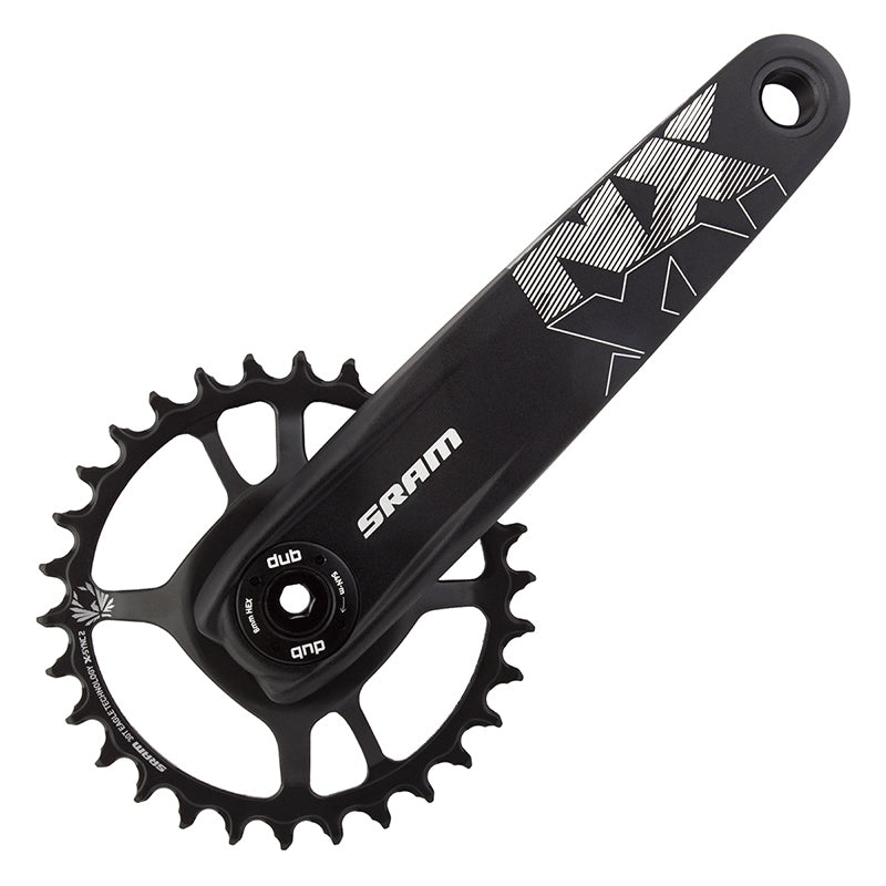 SRAM NX Eagle Fat Bike Crankset – 175mm 12-Speed 30t Direct Mount DUB Spindle Interface BLK