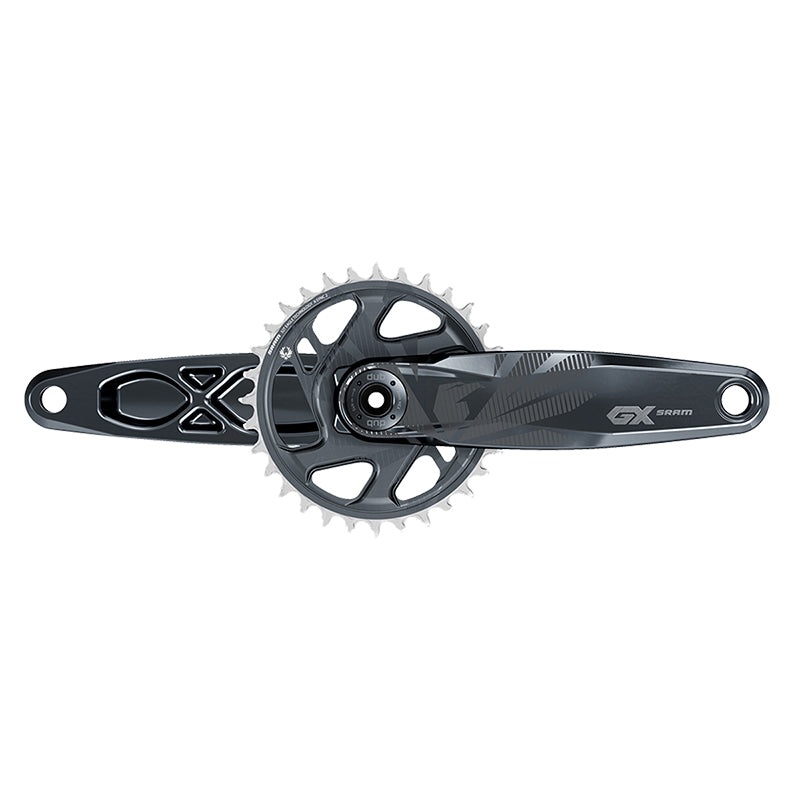 SRAM GX Eagle Fat Bike Crankset – 175mm 12-Speed 30t Direct Mount DUB Spindle Interface For 170mm Rear Spacing Lunar