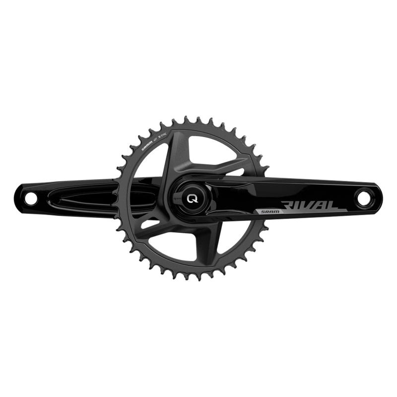 SRAM Rival 1 AXS Wide Power Meter Crankset – 165mm 12-Speed 46t 8-Bolt Direct Mount DUB Spindle Interface BLK D1