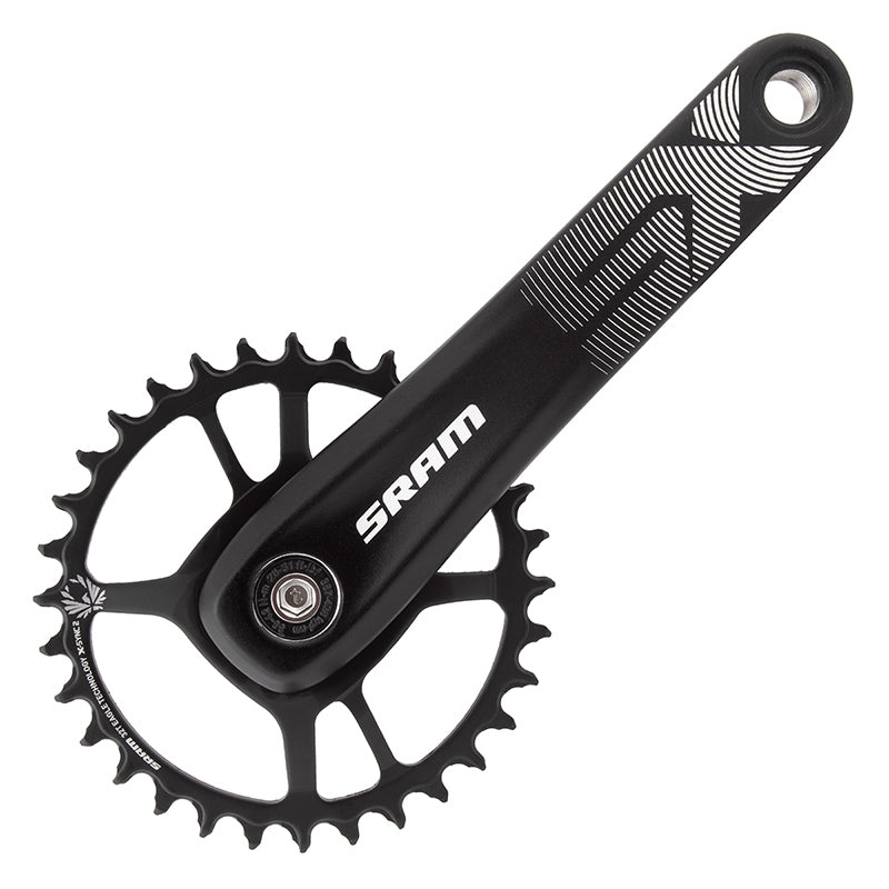 SRAM SX Eagle Boost 148 Crankset – 175mm 12-Speed 32t Direct Mount Power Spline Spindle Interface BLK A1