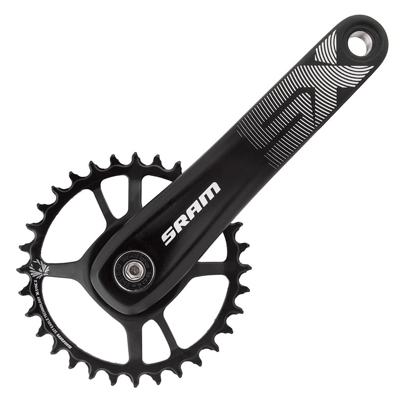 SRAM SX Eagle Crankset – 175mm 12-Speed 32t Direct Mount Power Spline Spindle Interface BLK A1