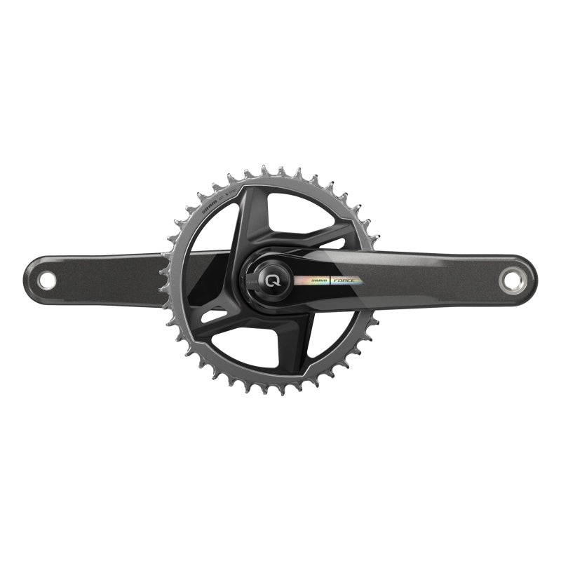 SRAM Force 1 AXS Wide Power Meter Crankset – 165mm 12-Speed 40t Direct Mount DUB Spindle Interface Iridescent Gray D2