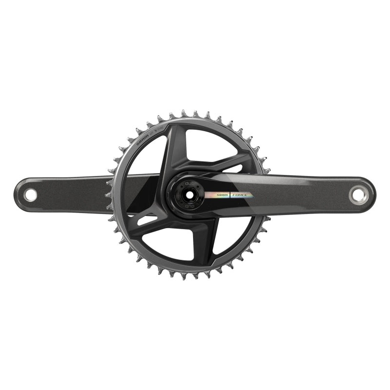 SRAM Force 1 Wide Crankset – 170mm 12-Speed 40t Direct Mount DUB Spindle Interface Iridescent Gray D2