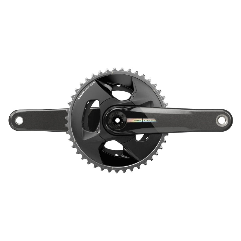 SRAM Force Wide Crankset – 170mm 2x 12-Speed 43/30t 94 BCD DUB Spindle Interface Iridescent Gray D2