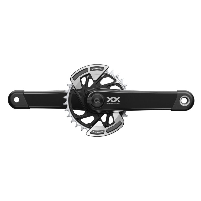 SRAM XX Eagle T-Type AXS Power Meter Wide Crankset – 170mm 12-Spd 32t Chainring Direct Mount 2-Guards PM DUB Spindle BLK