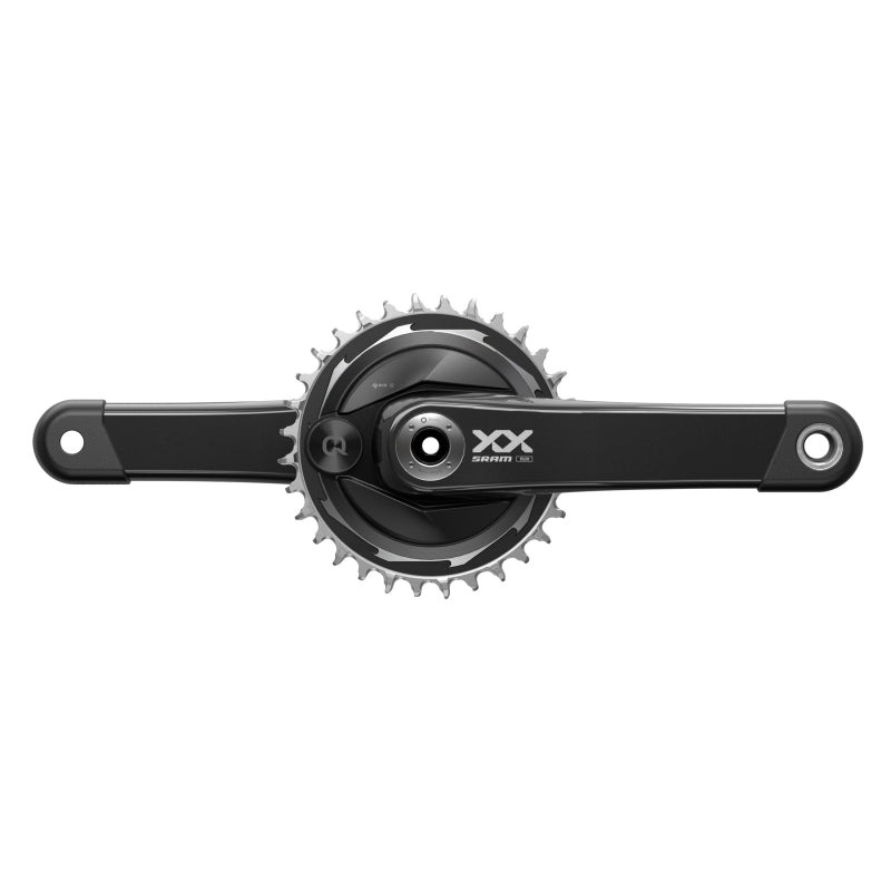 SRAM XX Eagle T-Type AXS Power Meter Wide Crankset – 170mm 12-Spd 32t Chainring DM Thread Mount PM Spider DUB Spindle Interface Blk