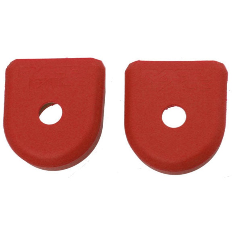 Crank Boots: For Alloy Cranks 2-Pack Red
