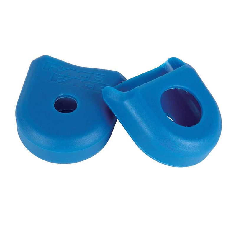 Crank Boots: For Carbon Cranks 2-Pack Blue