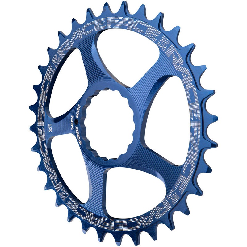 Narrow Wide Chainring: Direct Mount CINCH 26t Blue
