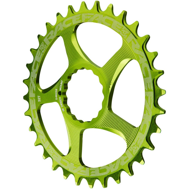 Narrow Wide Chainring: Direct Mount CINCH 34t Green