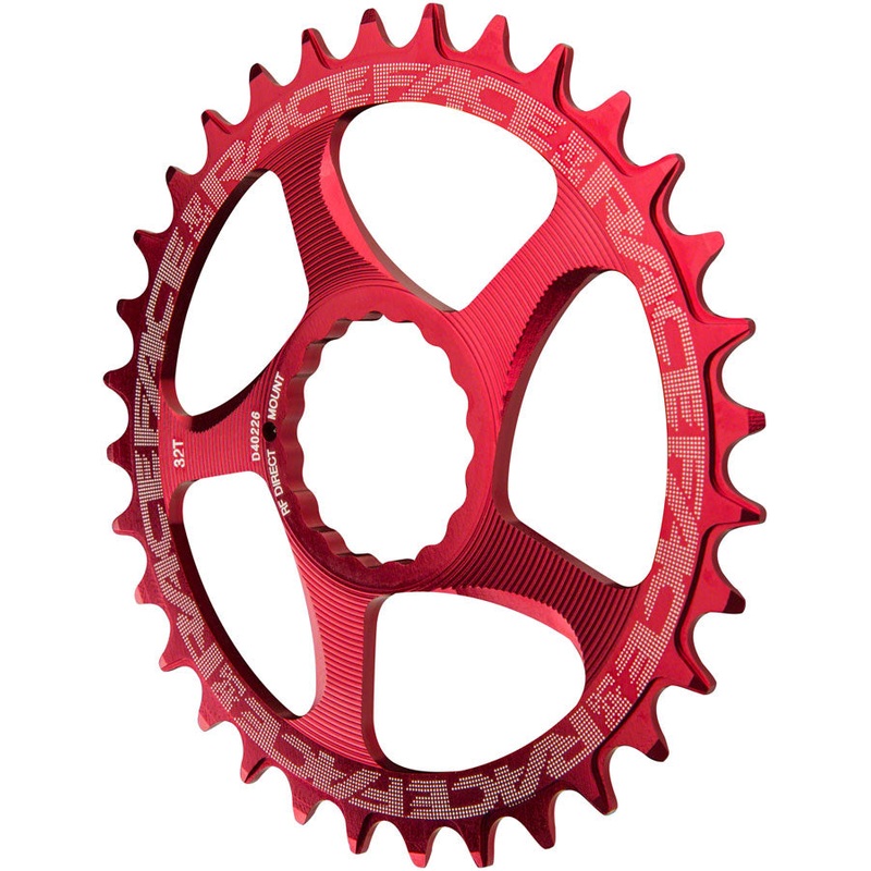 Narrow Wide Chainring: Direct Mount CINCH 34t Red