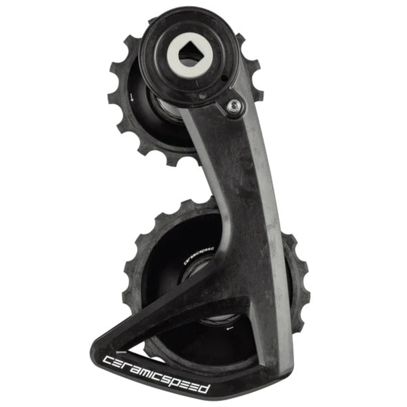 OSPW RS Alpha Pulley Wheel System SRAM Red/Force AXS – ALPHA Aluminum Pulley Carbon Cage BLK