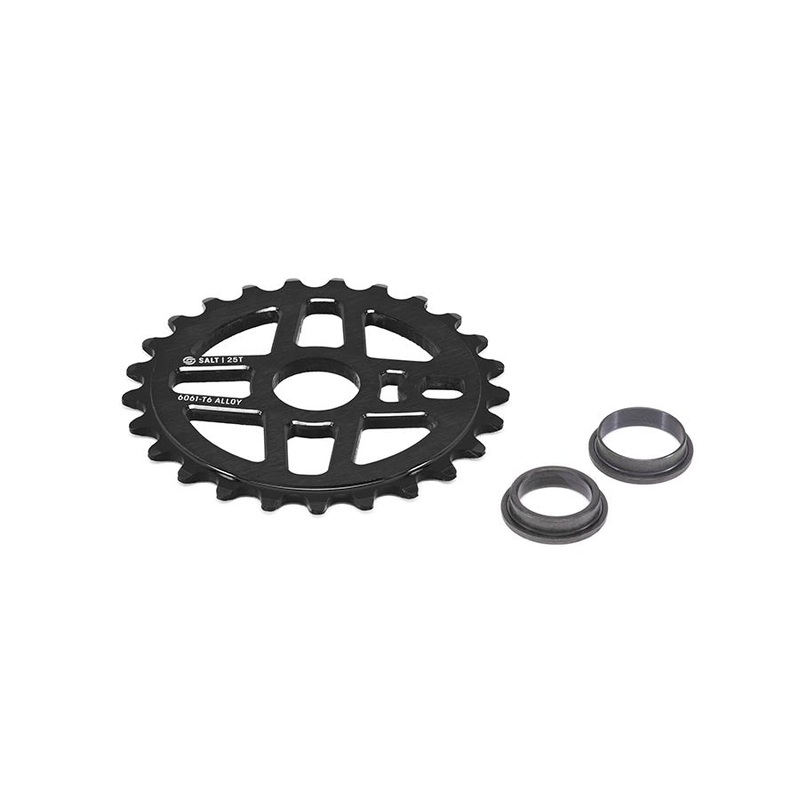 Pro Chainring Teeth: 25 6061-T6 Aluminum Black