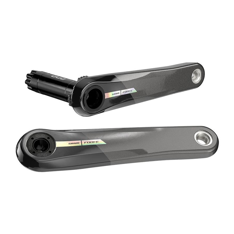 SRAM Force Wide Crank Arm Assembly – 172.5mm 12-Speed 8-Bolt Direct Mount DUB Spindle Interface Iridescent Gray D2