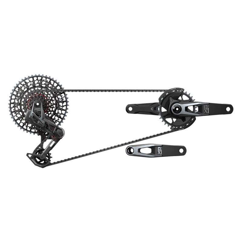 SRAM X0 T-Type Eagle Transmission Groupset – 170mm Crank 32t Chainring AXS POD Controller 10-52t Cassette Rear Derailleur Chain V2
