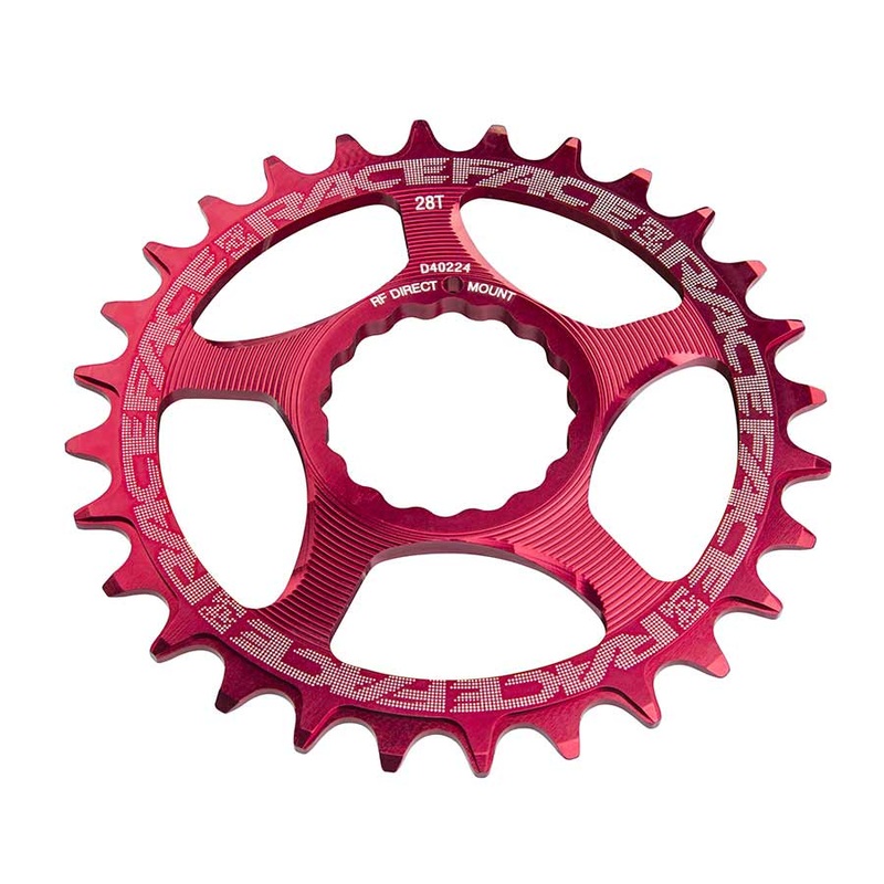 Narrow Wide Chainring: Direct Mount CINCH 32t Red