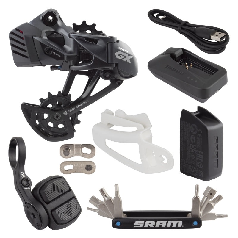 SRAM GX Eagle AXS Upgrade Kit – Compatible any SRAM Eagle Ecosystem Cassettes Crank Arms BLK A1