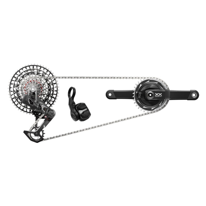SRAM XX SL T-Type Eagle Transmission Power Meter Group – 170mm 34t Chainring AXS POD Controller 10-52t Cassette Rear Derailleur Chain