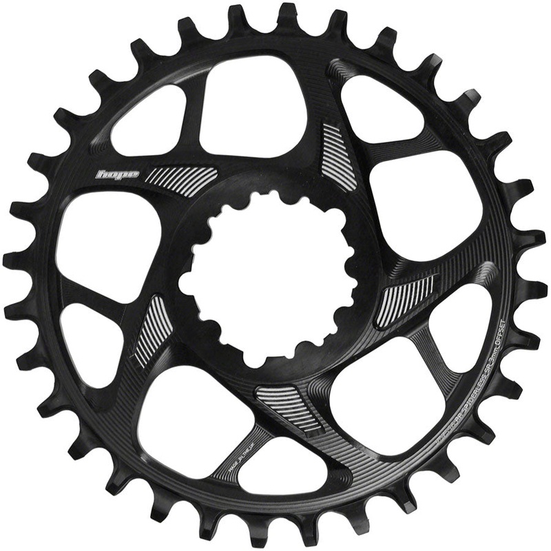 Spiderless Retainer Chainring – 28t SRAM Direct Mount 3mm Offset R22 BLK