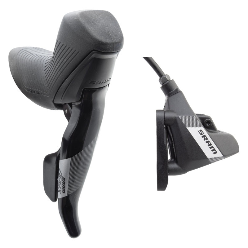 SRAM Apex Shift/Brake Lever Hydraulic Disc Brake Caliper – Right/Rear 12-Speed DoubleTap Flat Mount 20mm Offset BLK D1