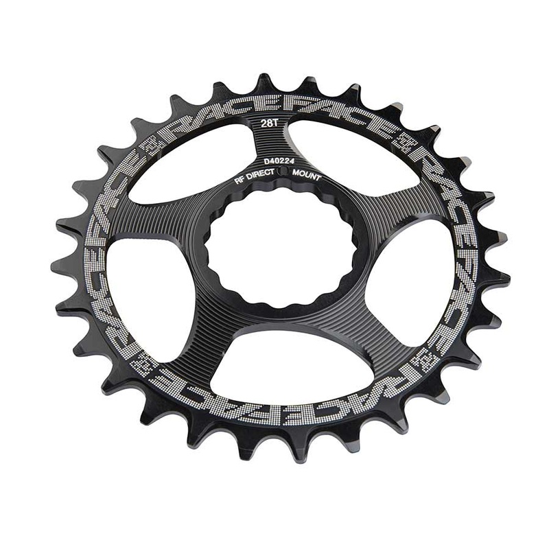 Narrow Wide Chainring: Direct Mount CINCH 24t Black