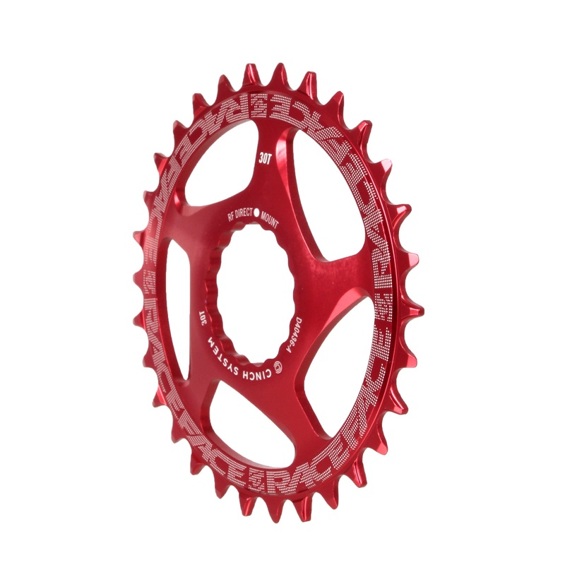 Narrow Wide Chainring: Direct Mount CINCH 30t Red
