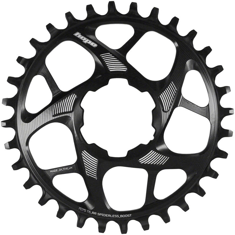 Spiderless Retainer Chainring – 36t Boost  Direct Mount R22 Black
