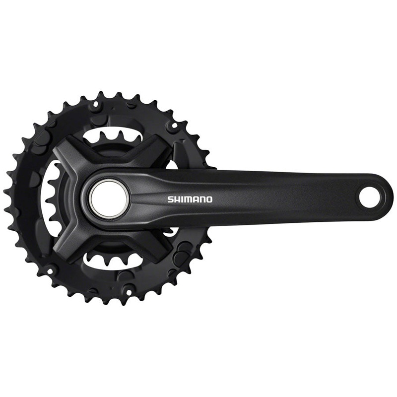 FC-MT210-2 Crankset – 170mm 9-Speed 46/30t 48.8mm Chainline Riveted BLK