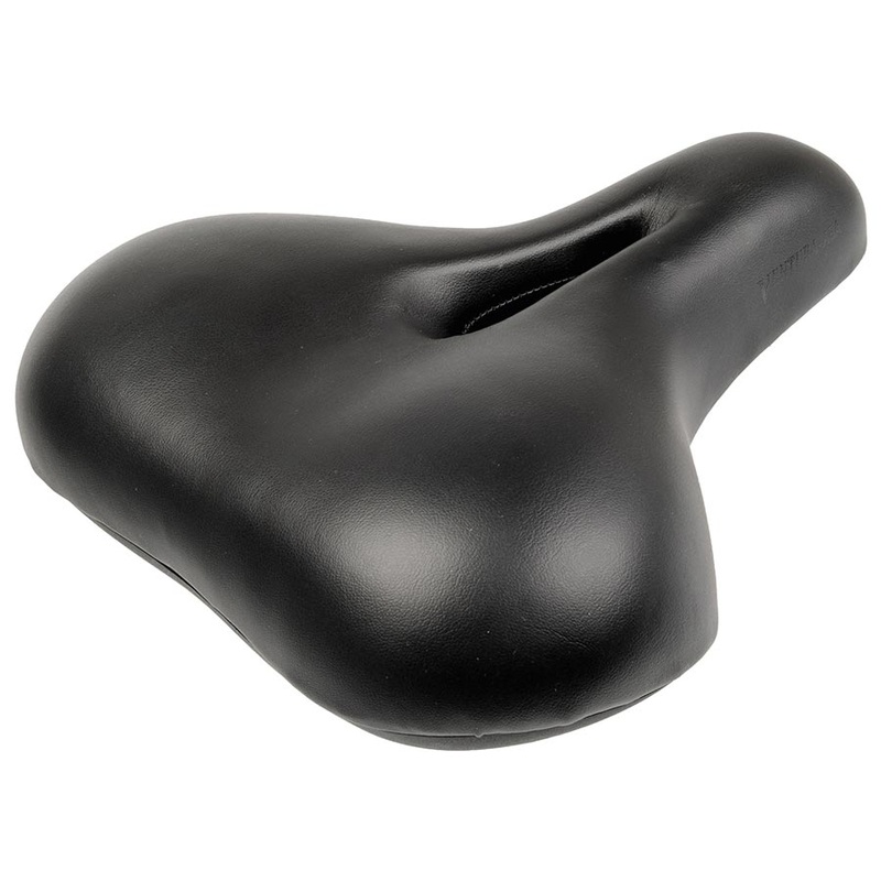 Ventura City Comfort Saddle 255 x 209mm Unisex 438g Black