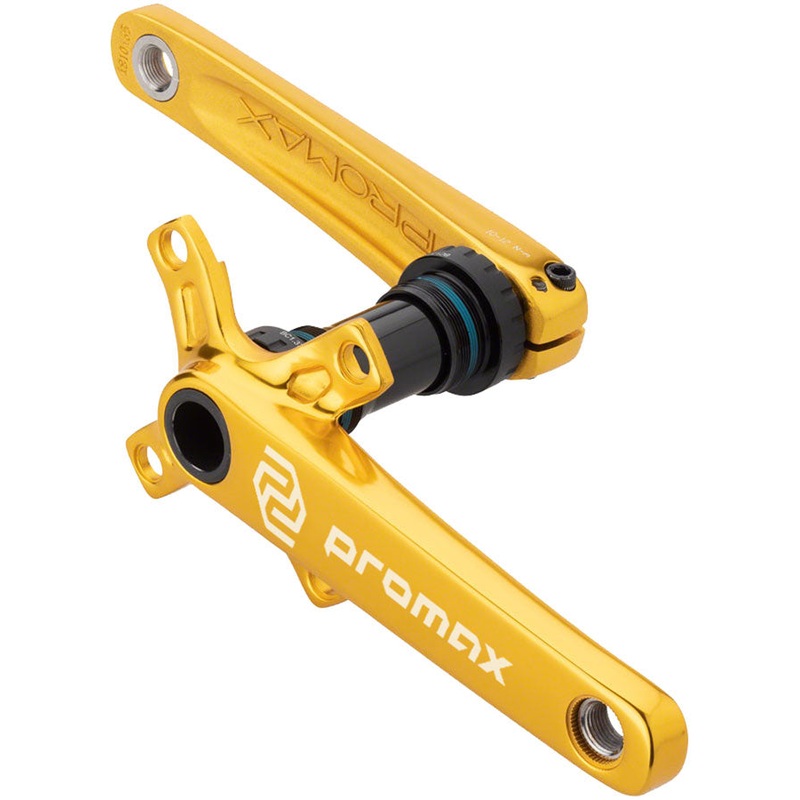 CF-2 Crankset – 165mm 24mm Spindle 2-Piece 68mm English BB Included Gold