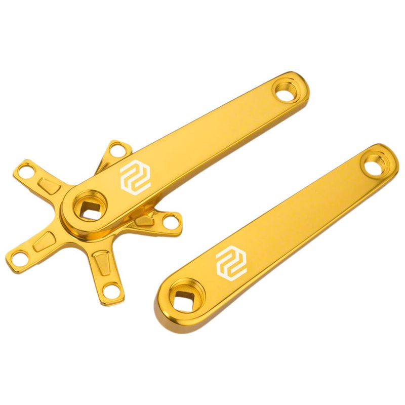 SQ-1 Crank Arm Set – 150mm Square Taper JIS Spindle Interface 110mm BCD Gold