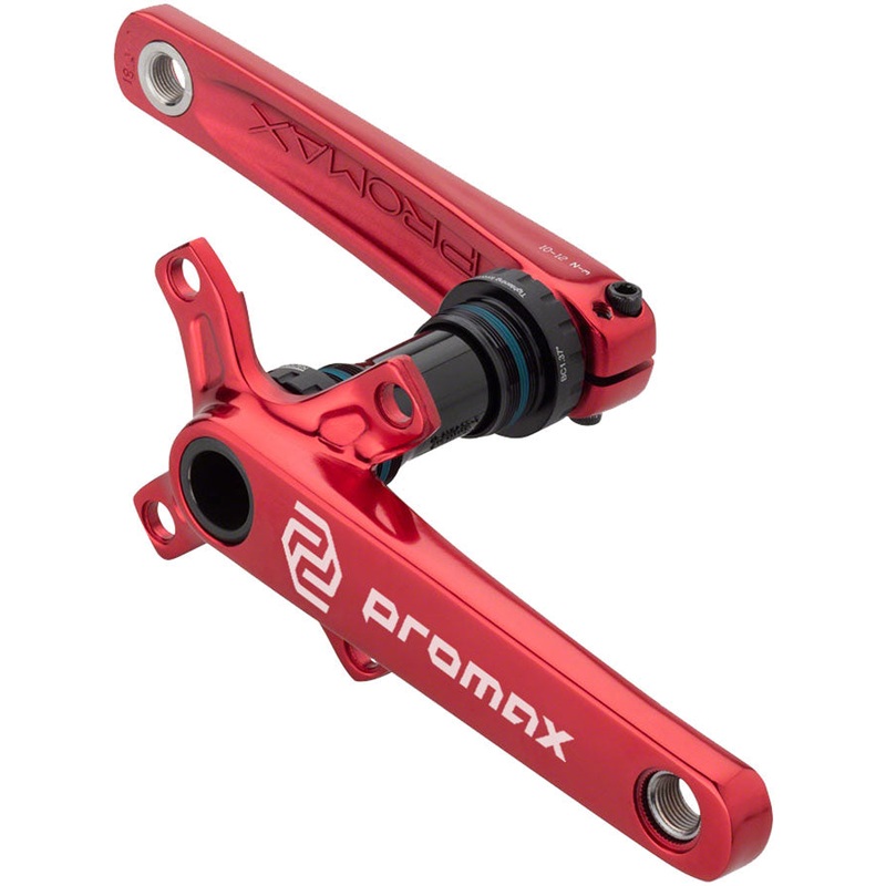 CF-2 Crankset – 160mm 24mm Spindle 2-Piece 68mm English BB Included Red