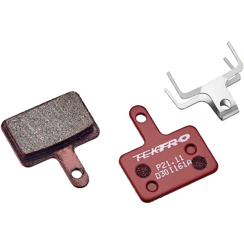 P21.11 Disc Brake Pads – Resin 5mm Thickness For Use With 2- Piston Caliper Red