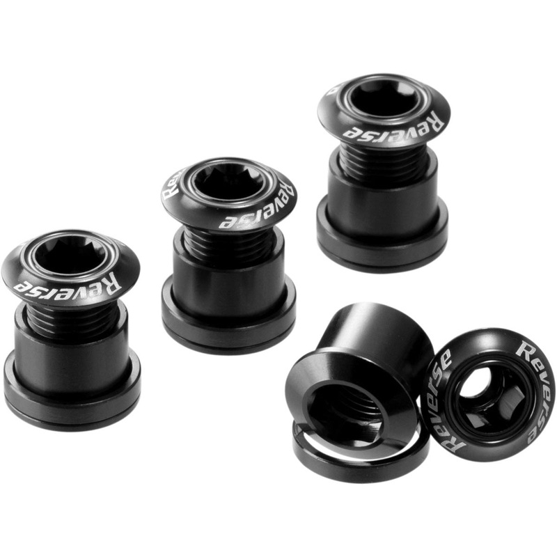 Reverse Chainring Bolt Set 8pc – Black