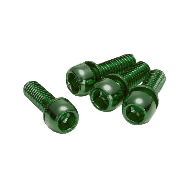 Reverse Disc Brake Caliper Bolts M6x18 4/Pack – Green