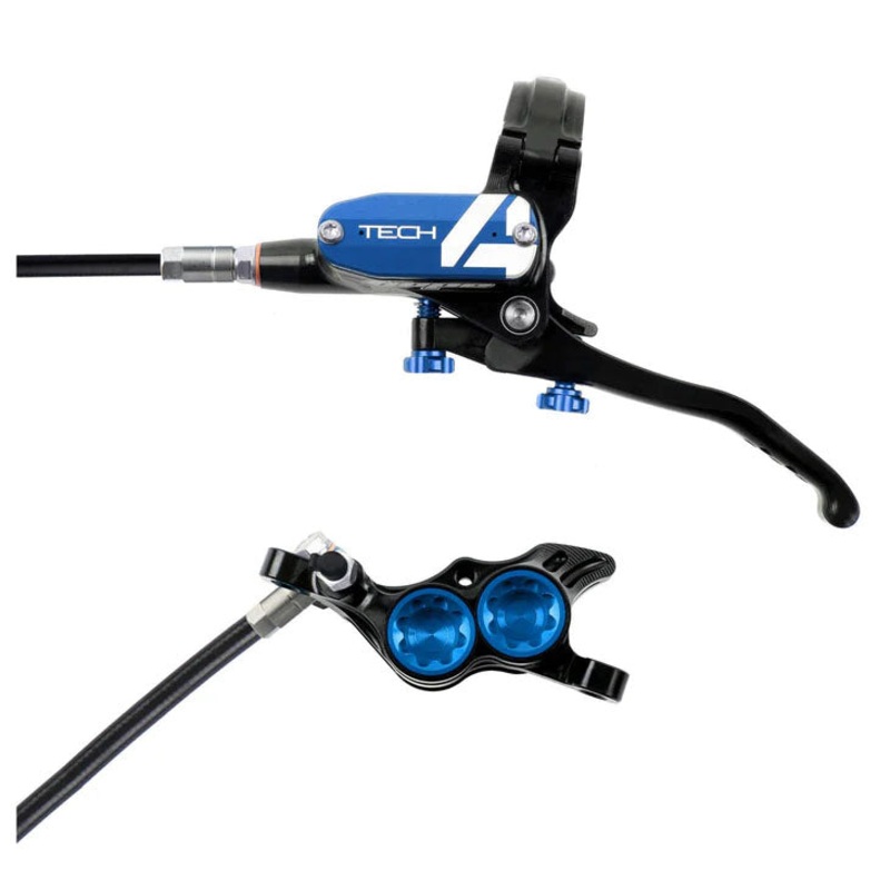 Tech 4 E4 Disc Brake and Lever Set – Front Hydraulic Post Mount Blue