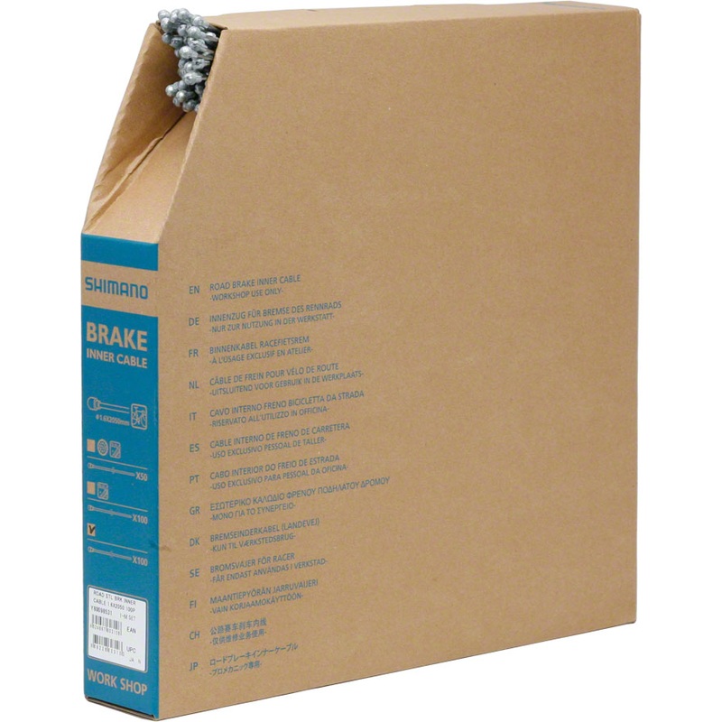 Road Brake Cable 1.6 x 2050mm Filebox of 100