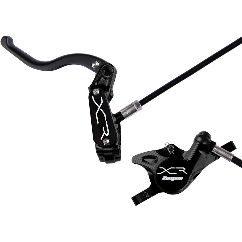 XCR Pro X2 Disc Brake and Lever Set – Front Hydraulic Post Mount Black