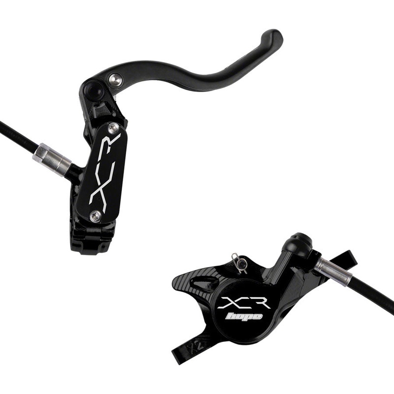 XCR Pro X2 Disc Brake and Lever Set – Rear Hydraulic Post Mount Black