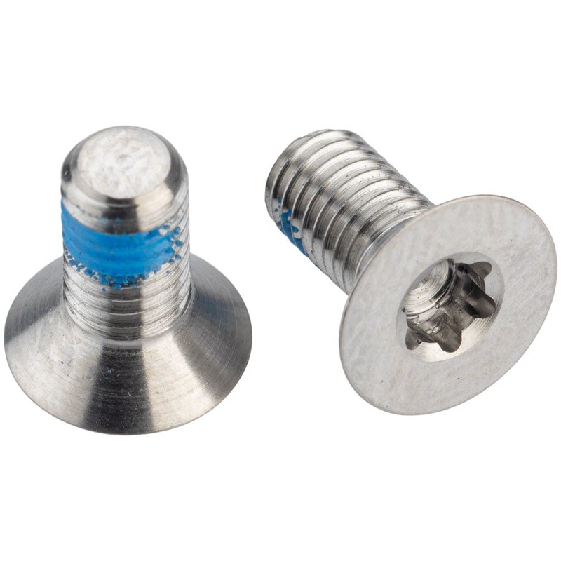 Flat Mount Fork Adaptor Bolts 5mm Titanium